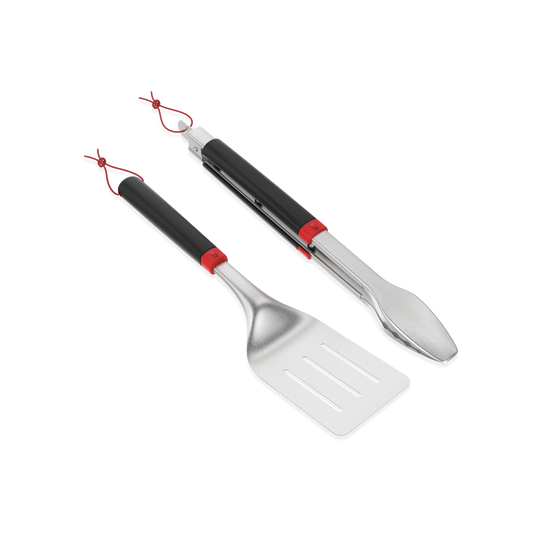 Weber - ensemble de 2 ustensiles pratiques (spatule et pince)