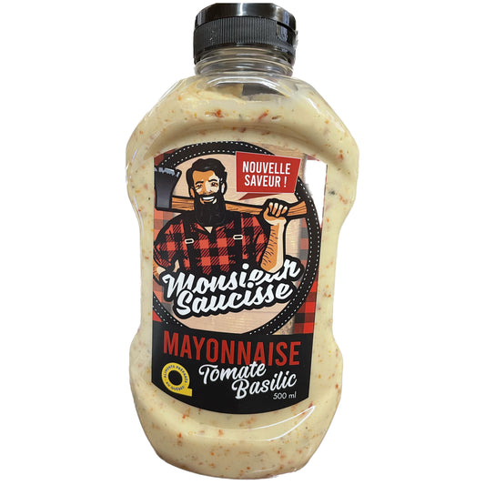 Monsieur Saucisse - Mayonnaise Tomates Basilic