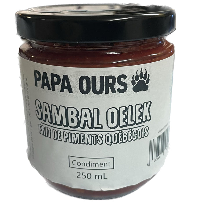 Papa Ours - Condiments - Sambal Oelek fait de piments québécois