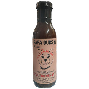 Papa Ours - Sauce STEAK - L'oursonnette - Poivre, Thym & Romarin