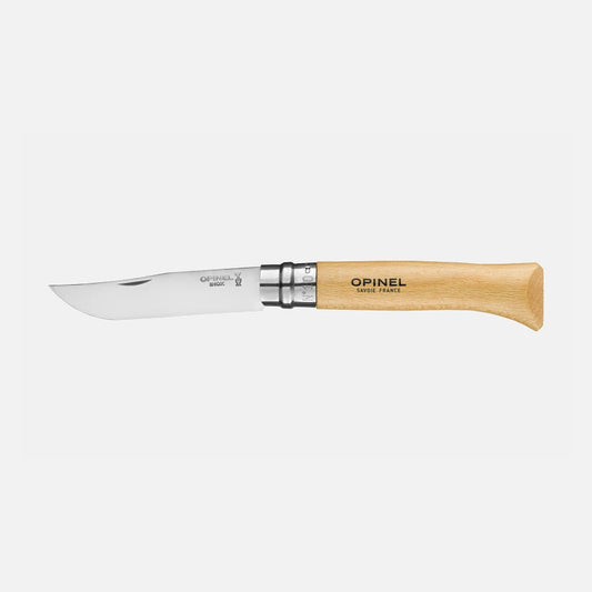 Opinel Tradition N°10 Inox – Couteau de Poche Classique (Hêtre)