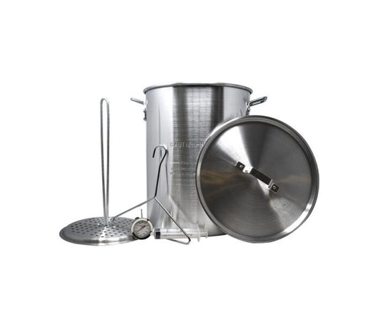 Omcan - Ensemble de friture pour dinde et de friture/cuisson/cuisson vapeur pour poisson