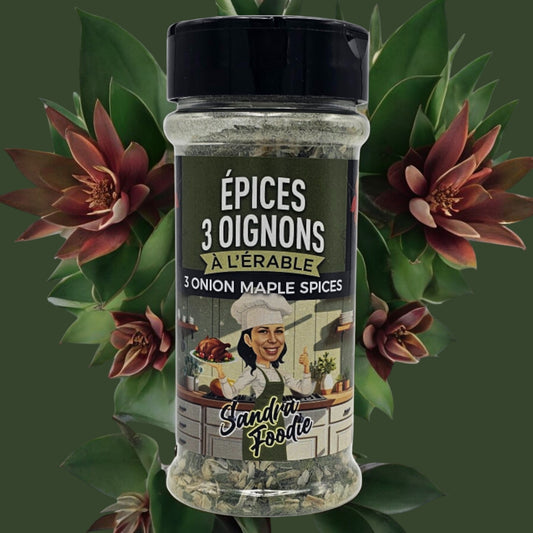 Sandra Foodie - Épices 3 oignons à l'érable