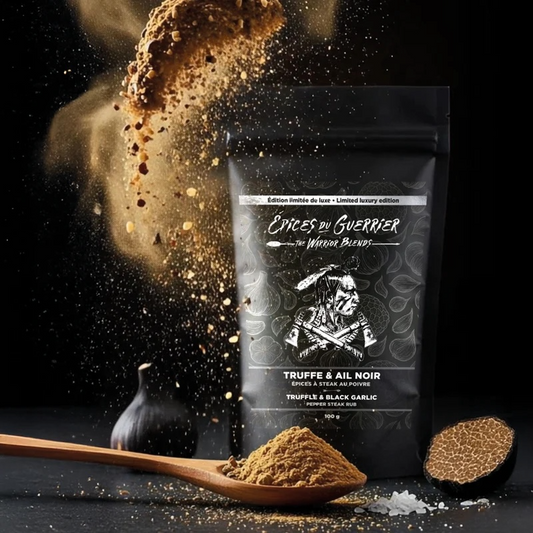 Épices du Guerrier - Épices à steak Truffe et ail noir