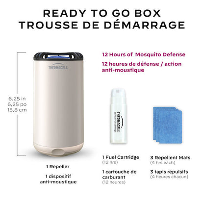 Thermacell - Répulsif pour patio Bouclier anti-moustiques Lin
