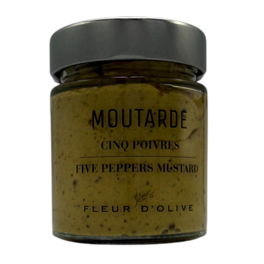 Fleur D'Olive - Moutarde cinq poivre