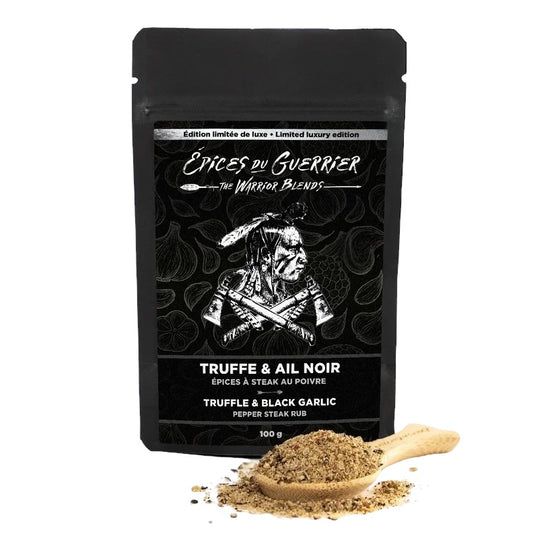 Épices du Guerrier - Épices à steak Truffe et ail noir