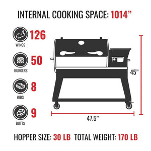 Recteq - Barbecue aux granules Backyard beast 1000