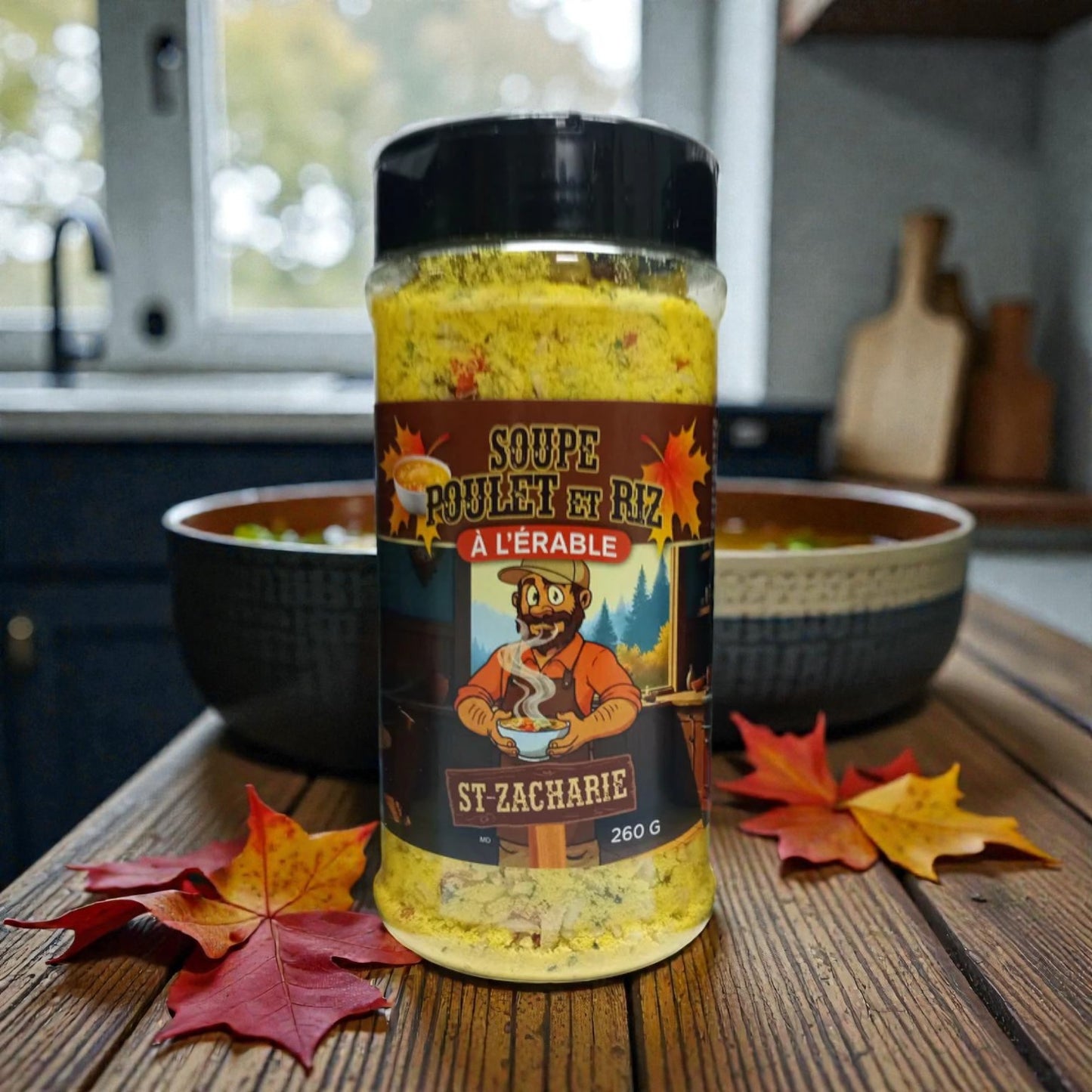 St-Zacharie - Soupe poulet et riz à l'érable