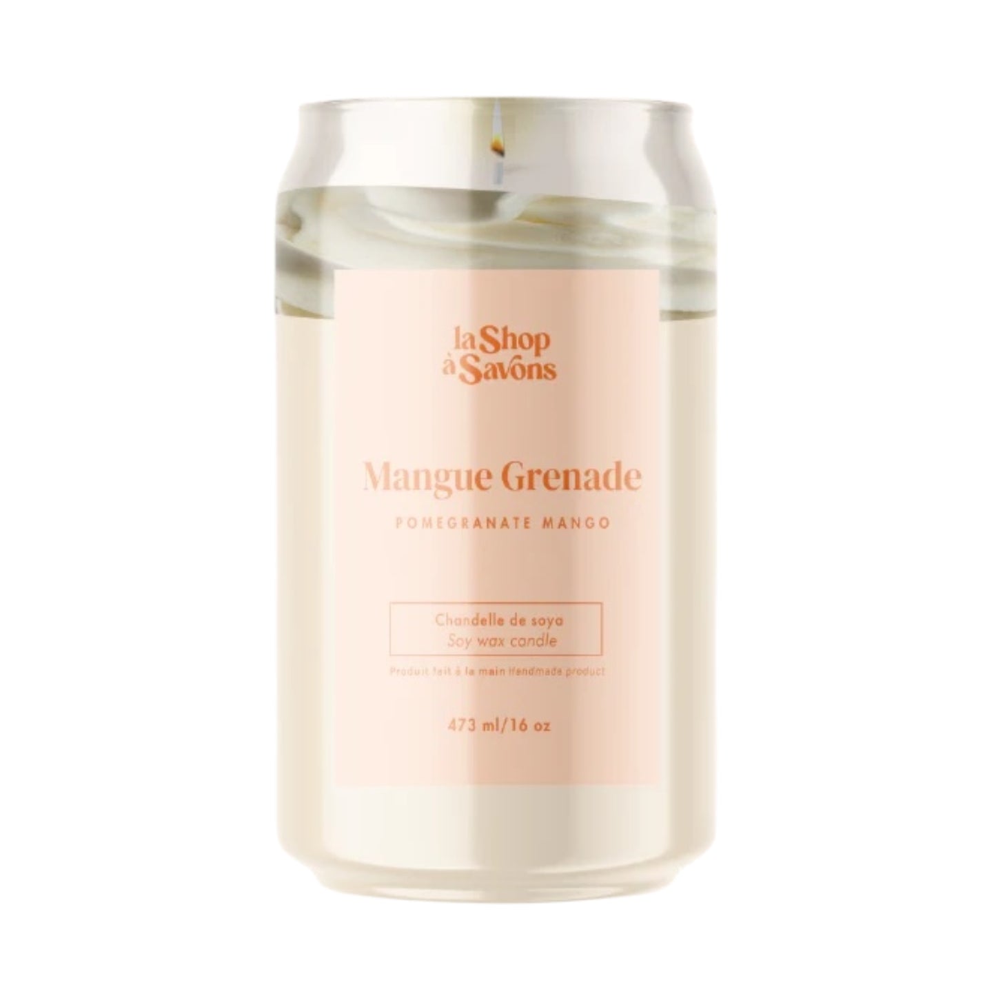 La Shop à Savons - Chandelle de soya Mangue Grenade