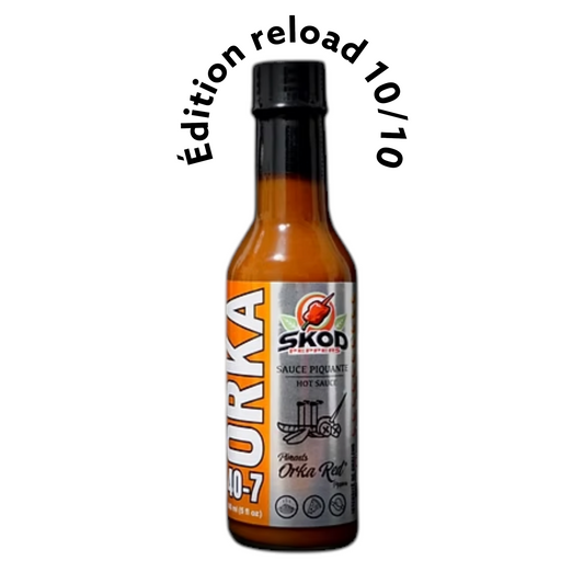 SKOD Peppers - Sauce piquante Orka 40-7 Édition Reload 148 ml