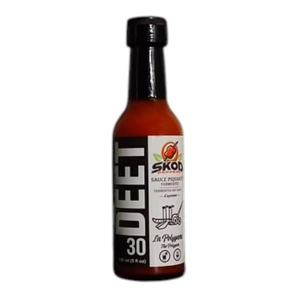 SKOD Peppers - Sauce piquante DËËT 30 La Polygame 148 ml