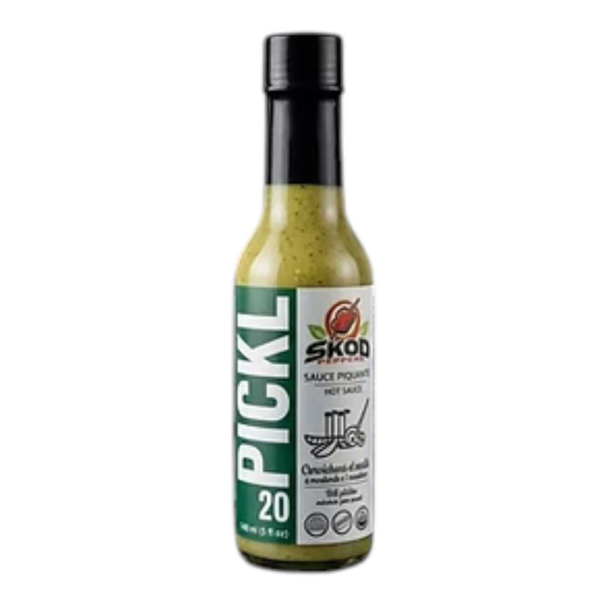 SKOD Peppers - Sauce piquante PICKL 20 cornichons et moutarde 148 ml
