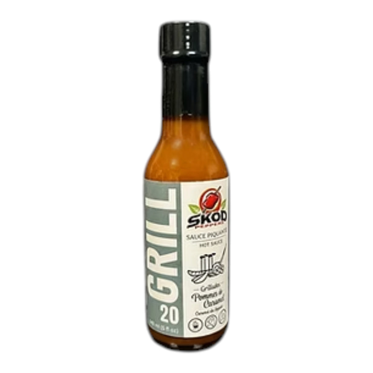 SKOD Peppers - Sauce piquante GRILL 20 pommes et caramel 148 ml