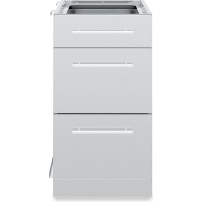 Broil King - Cabinet en acier inoxydable 3 tiroirs