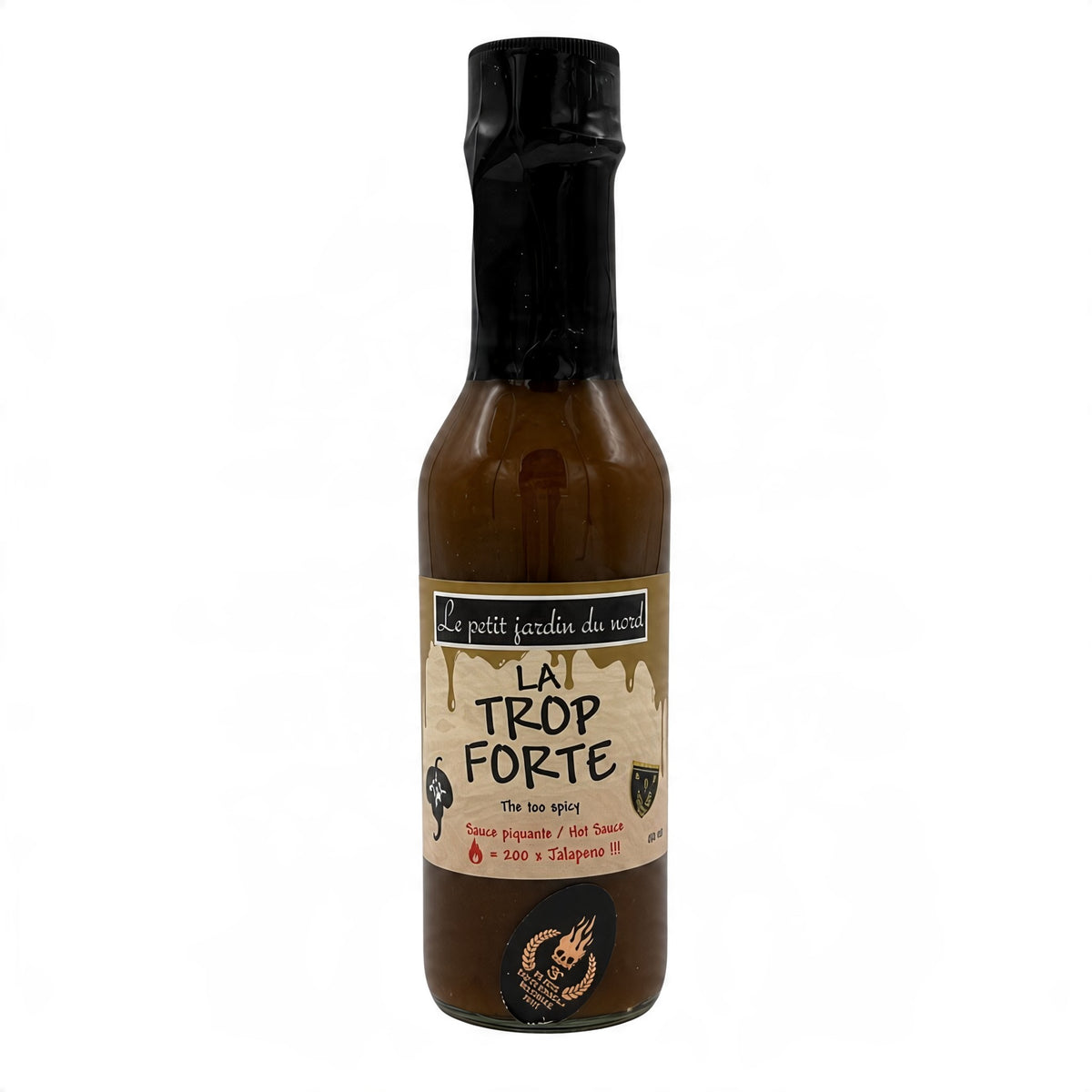 Le Petit Jardin du Nord - Sauce piquante La Trop Forte 150 ml