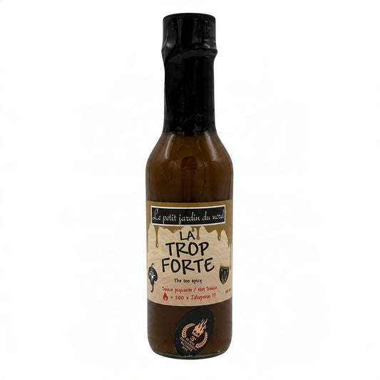Le Petit Jardin du Nord - Sauce piquante La Trop Forte 150 ml