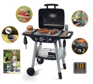 Smoby - BBQ Plancha avec 18 accessoires