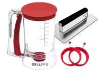 Grillpro - Ensemble déjeuner pour Plancha – 5 pièces