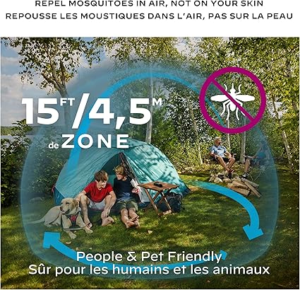 Thermacell - MR450 Chasse-moustiques portatif Adventure Charbon