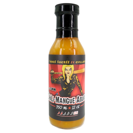 Les Sauces SMM chili-mangue-ananas sauce sucrée et collante