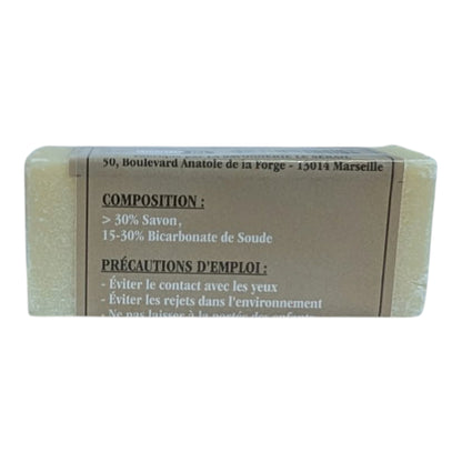 Le Sérail - Barre détachante de savon de Marseille au bicarbonate 80 g