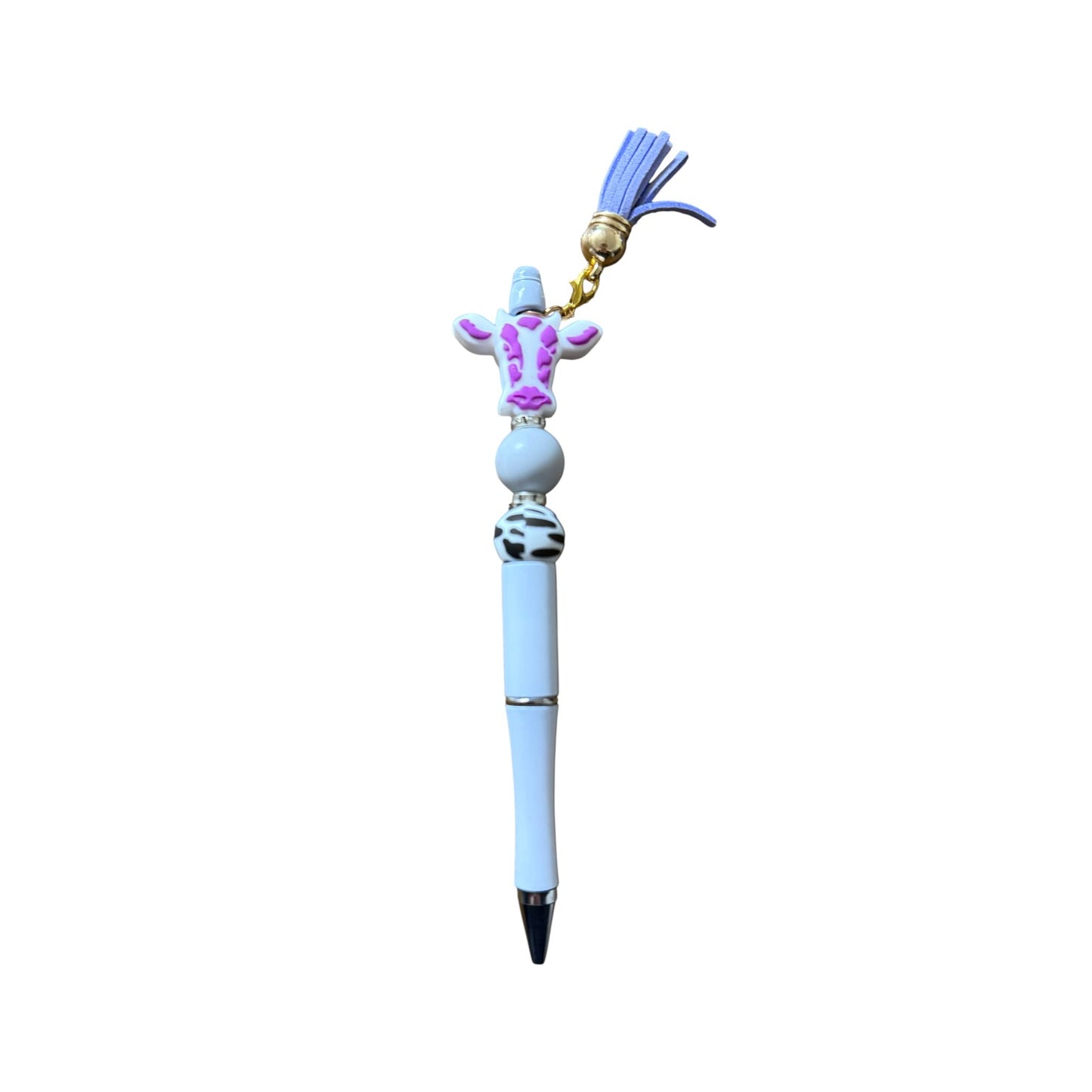 Inspiration Western - Stylo perles focales - Vache 5