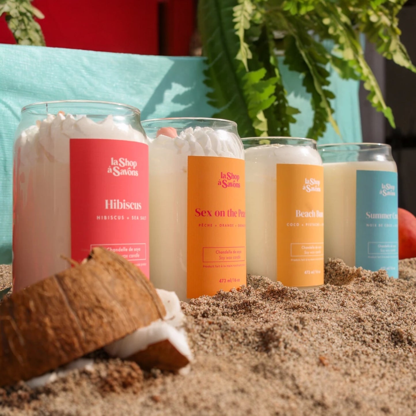 La Shop à Savons - Chandelle de soya Beach Bum
