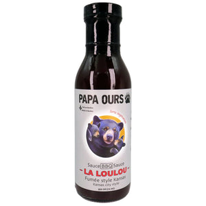 Papa Ours - Sauce BBQ - La Loulou - Fumé style Kansas