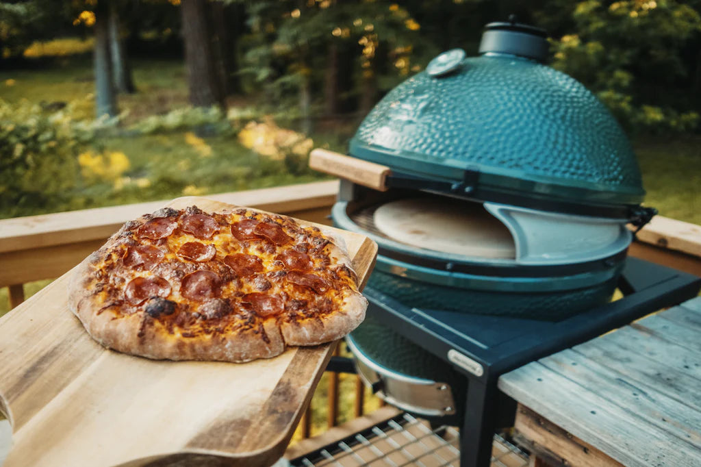 Big Green Egg - Ouverture four à pizza XL