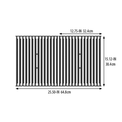 Broil King - Grilles de cuisson en fonte Crown / Signet (pqt de 2)