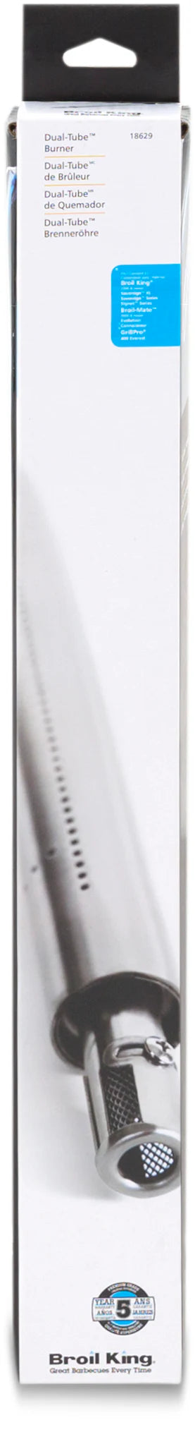 Broil King - Brûleur Dual-Tube en acier inoxydable pour barbecue Signet/Sovereign