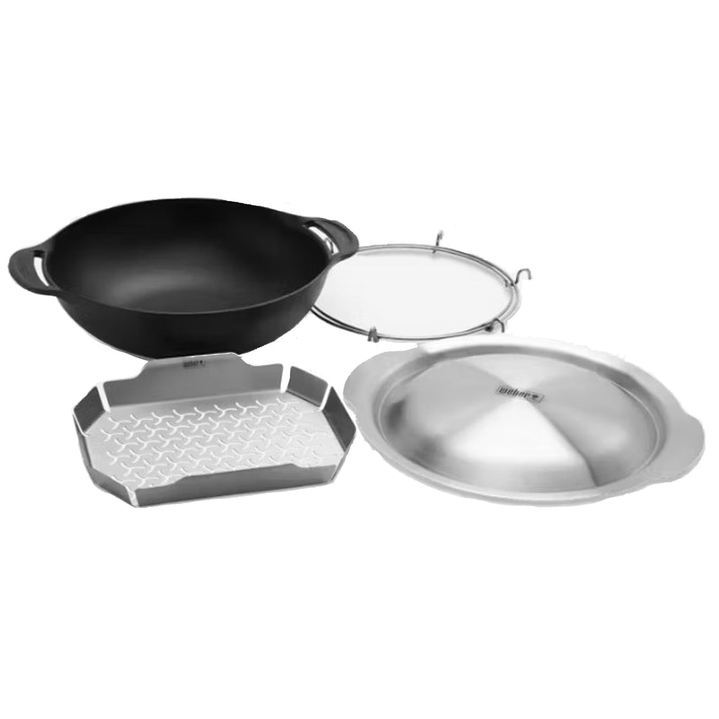 Weber - Wok et panier vapeur WEBER CRAFTED