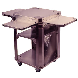 V-Forge - Table pour barbecue en inox au charbon Ragnar