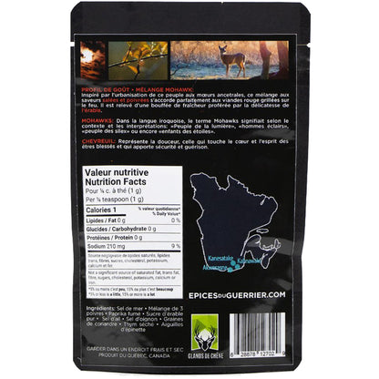 Épices du Guerrier - Mélange Mohawk  Mélange d'épices pour chevreuil