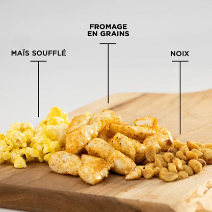 Épices du Guerrier - Assaisonnement à fromage en grains du guerrier - Érable et poivre boréal