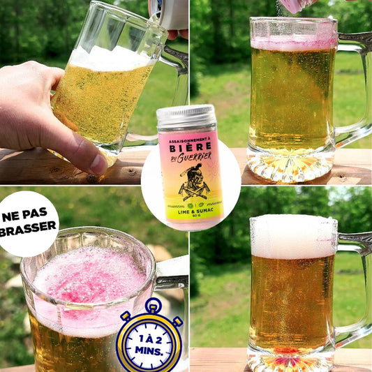 Épices du Guerrier - Assaisonnement à bière du Guerrier - Lime et Sumac