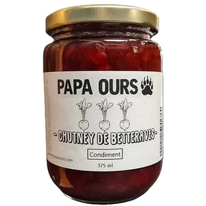 Papa Ours - Condiments - Chutney de betteraves