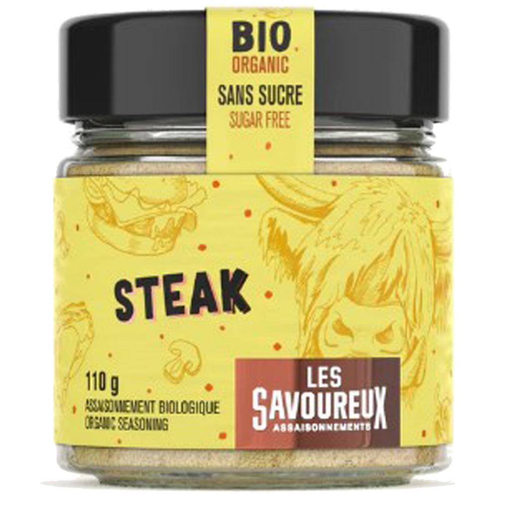 Les Savoureux assaisonnements - Assaisonnement biologique - Steak