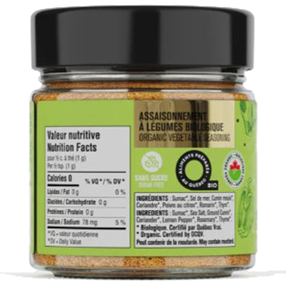 Les Savoureux assaisonnements - Assaisonnement biologique - Légumes