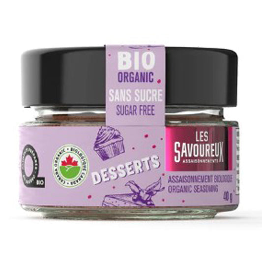 Les Savoureux assaisonnements - Assaisonnement biologique - Desserts