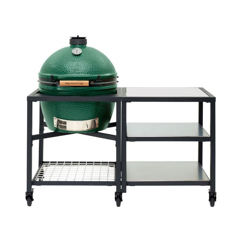 Big Green Egg - Housse C-BGE - MD-XL dans système modulaire & Table en acacia XL