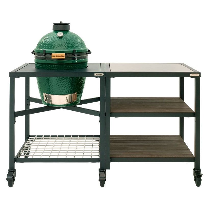 Big Green Egg - Housse C-BGE - MD-XL dans système modulaire & Table en acacia XL