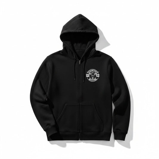 Inspiration Western - Hoodie zip Unisexe Noir