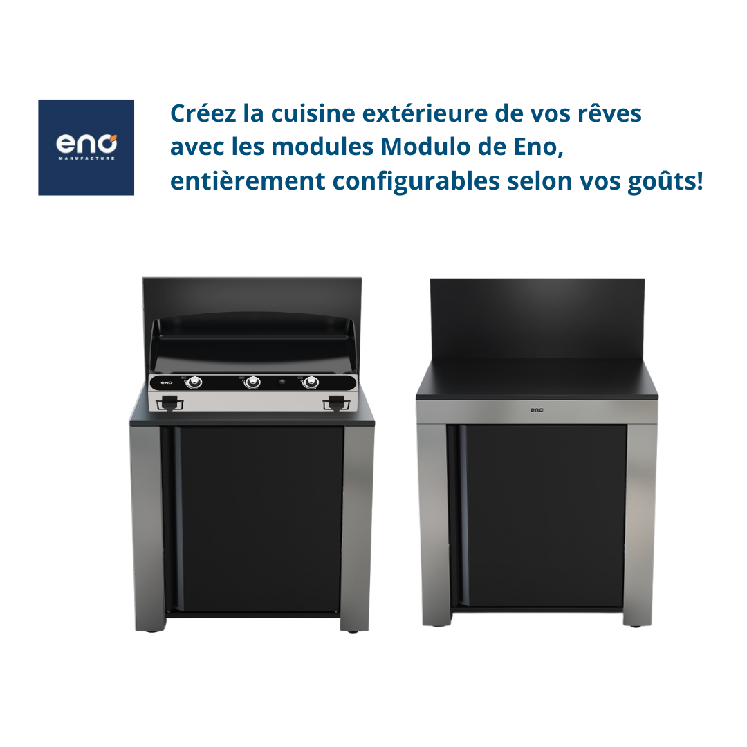 Cusine extérieure Eno Modulo 3mcx avec rangement