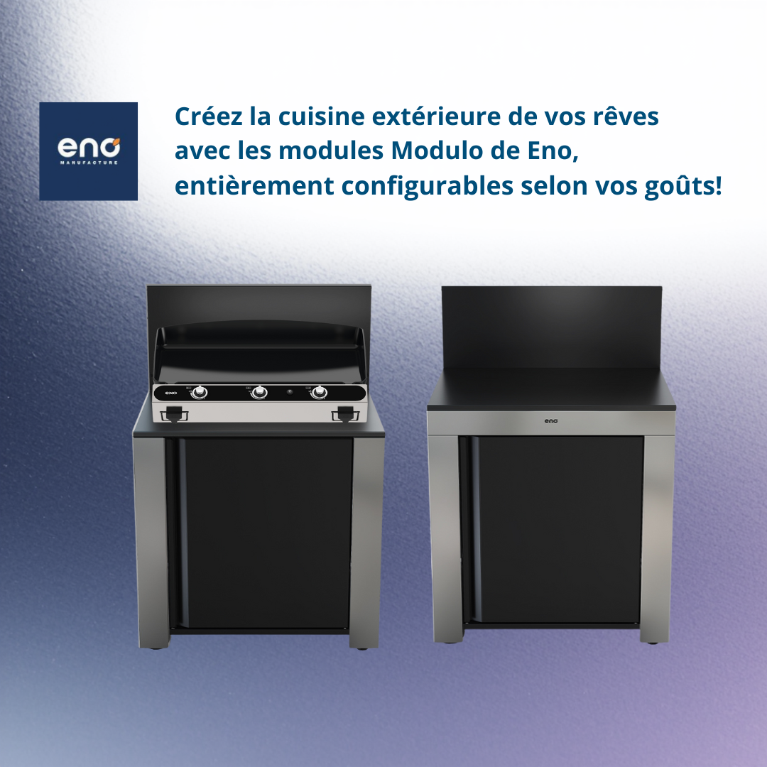 Cusine extérieure Eno Modulo 3mcx avec rangement