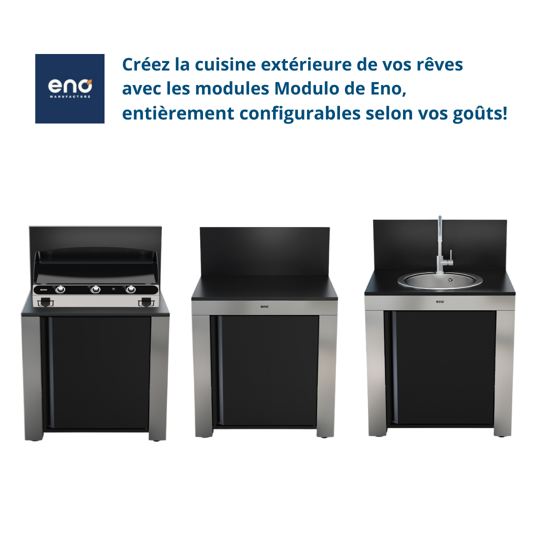Cuisine extérieure Modulo Eno 4mcx avec évier