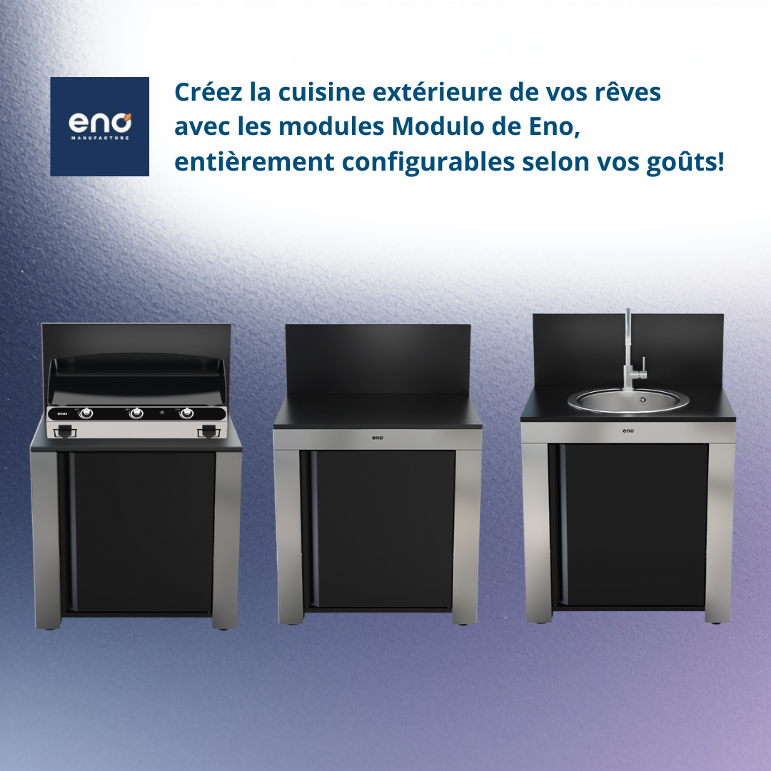 Cuisine extérieure Modulo Eno 4mcx avec évier