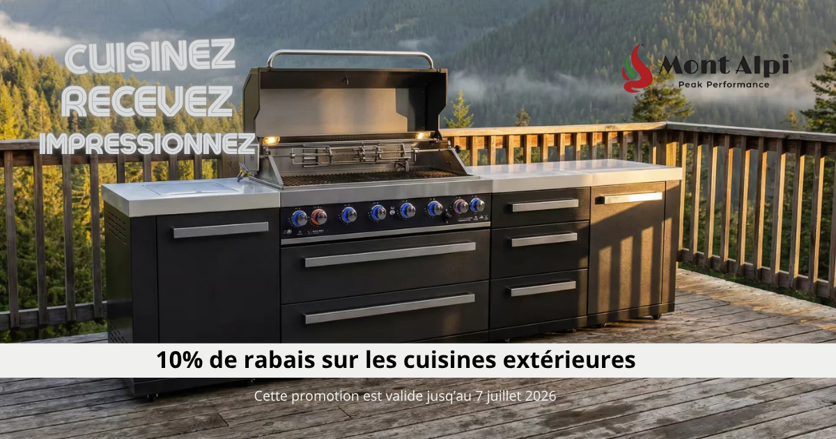 Cuisine extérieure Mont Alpi / BBq Labonté 