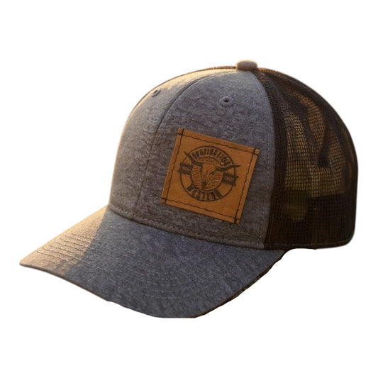 Inspiration Western - Casquette Inspiration Western Grise avec filet noir à l'arrière